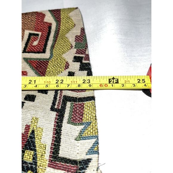 Aztec Vest Women’s Size Small Southwestern Tapestry West 36th Diagonal Zip Rodeo - Picture 6 of 13